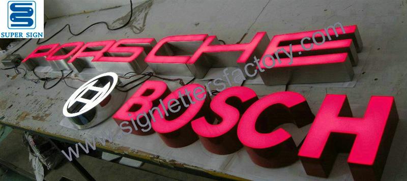 frontlit LED channel letter signage